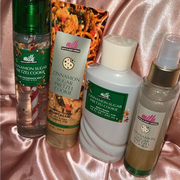 BBW Cinnamon Sugar Pretzel Cookie Bath & Body Set
